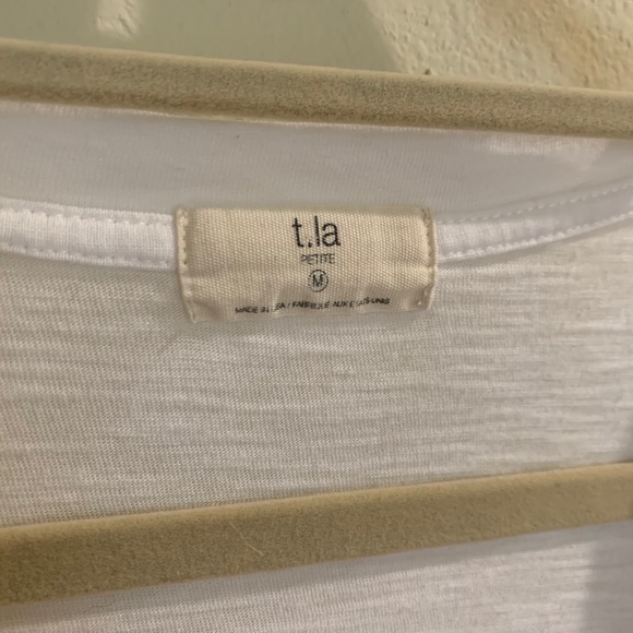 Anthropologie white flutter top - Picture 3 of 3